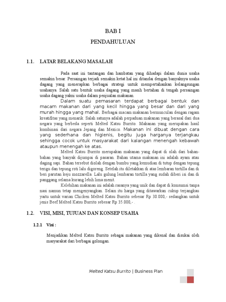 Bisnis Plan