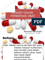 Konsep Dasar Pemberian Obat