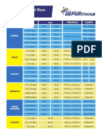 Horarios de Escuelas Parque Sinchi Roca