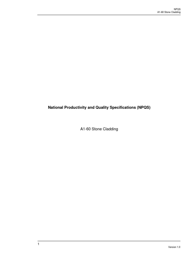 Stone Cladding Specifications Guide | PDF | Structural Load | Building ...