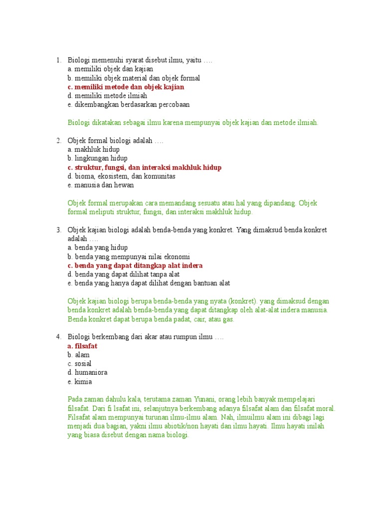Biologi Memenuhi Syarat Disebut Ilmu Yaitu Coba Sebutkan