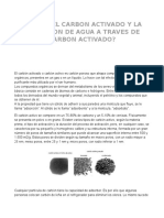 El Carbón Activado o Carbón Activo Es Carbón Poroso Que Atrapa Compuestos