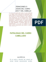 Alteraciones o Patologías Del Cuero Cabelludo y Del Cabello
