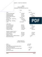 Cash Flow Statement