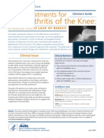 Osteoarthritis of the Knee Clinician Guide