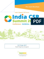 India CSR Summit & Exhibition 2017-PreEvent Brochure