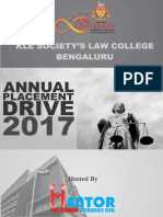 Kle Law College Annual Placement Drive 2017