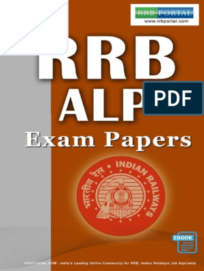 Download RRB Assistant Loco Pilot ALP Exam Papers 