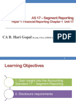 CA B. Hari Gopal: AS 17 - Segment Reporting