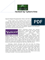 Yahoo Hacked by Cybercrime