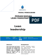 Modul Perancangan Lean Manufacturing (TM5) Lean Leadership