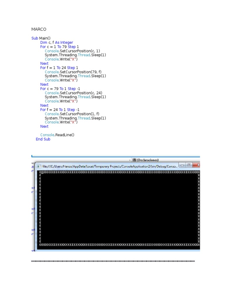 Console Color and Cursor Manipulation | PDF