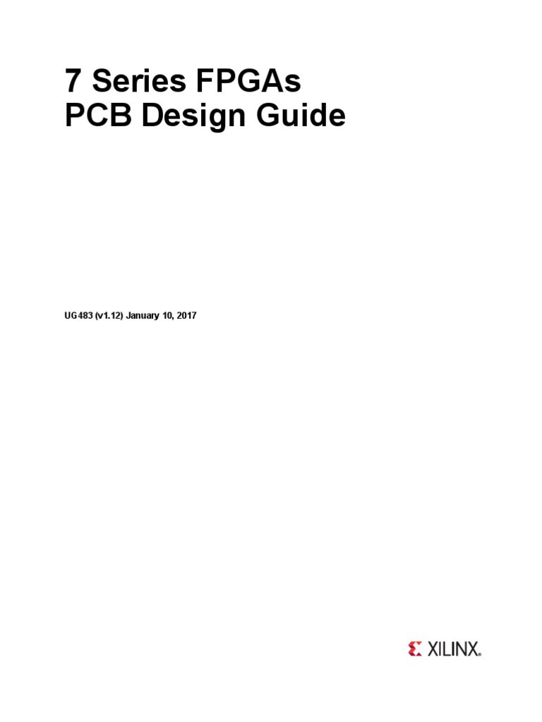 7 Series FPGAs PCB Design Guide Ug483 - 7series - PCB | PDF | Printed