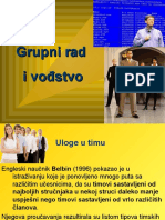 Grupni Rad I Vodstvo