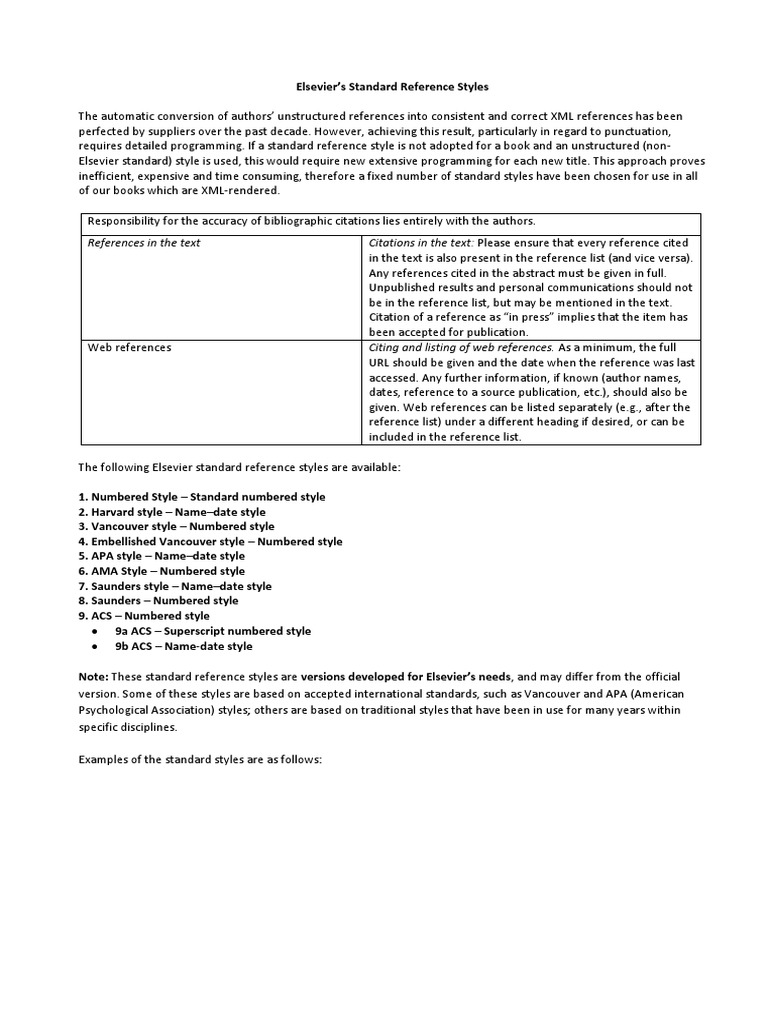 ElsevierStandardReferenceStyles.pdf Citation Nature