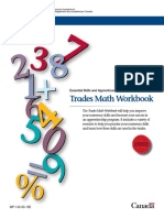 Trades Math Workbook PDF
