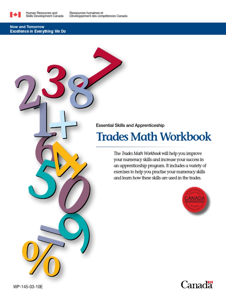 Trades Math Workbook PDF | PDF | Fraction (Mathematics) | Percentage