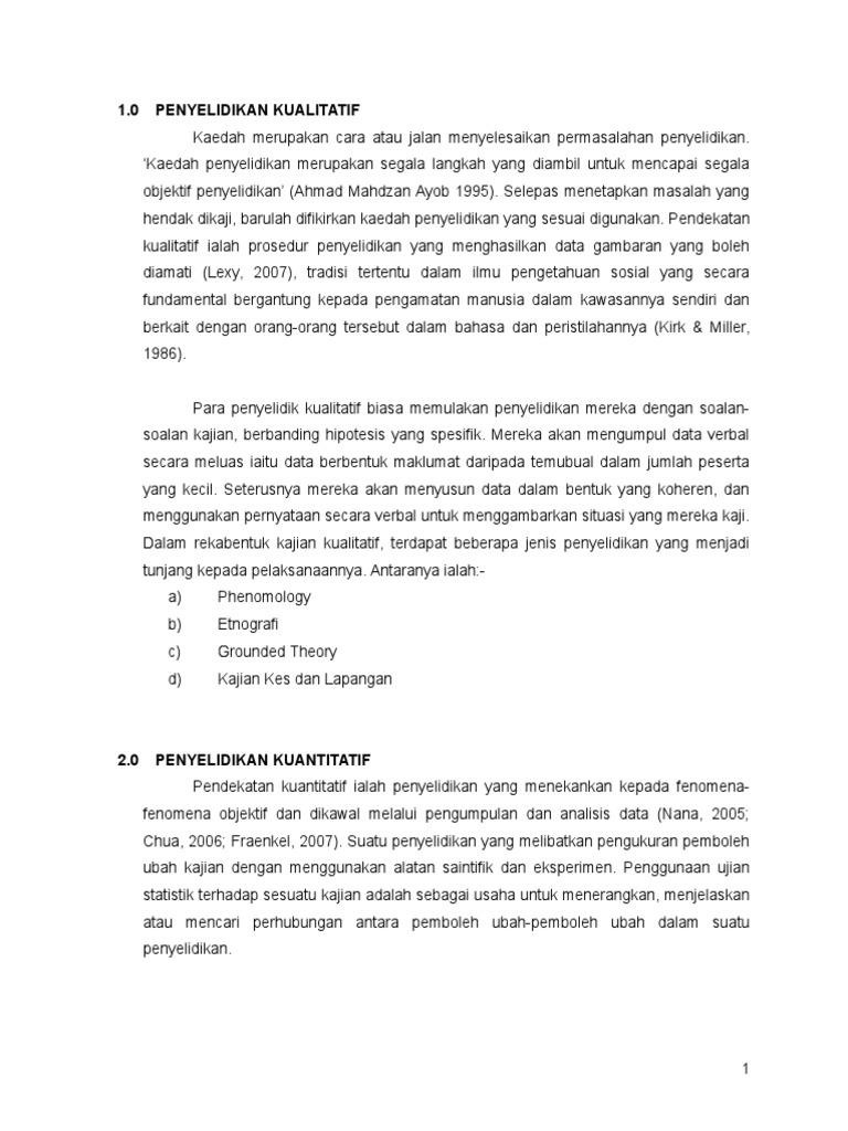 Kaedah Penyelidikan Pdf