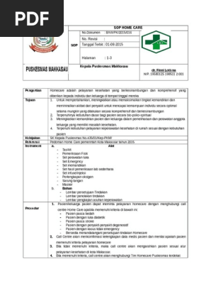 Tujuan Home Care Lansia