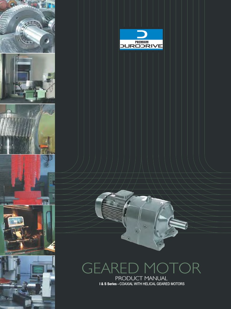 Durodrive Gear Motor Specifications | PDF | Mill (Grinding) | Gear