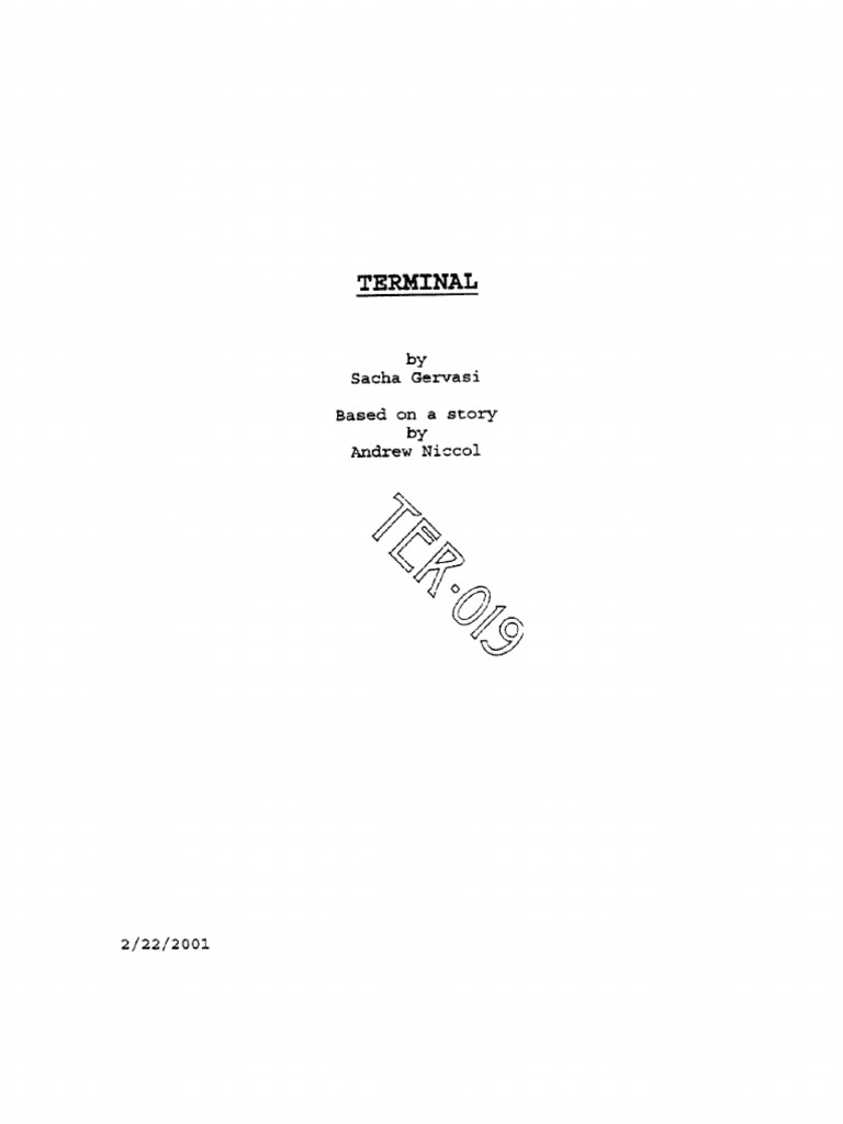 The Terminal Script | PDF