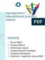 Menadžment Pomoću Ciljeva