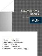 Rhinosinusitis Kronis