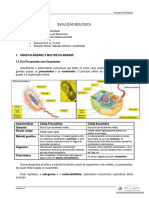 Evolucao Biologica-Resumo PDF