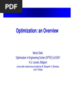 OpTimIzation Overview