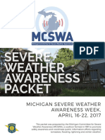 Michigan Severe Weather Awareness Packet April 2017