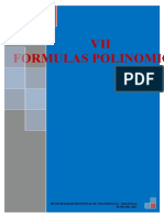 Formulas Polinomicas