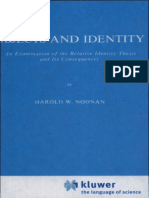 (Harold W. Noonan) Objects and Identity An Examination