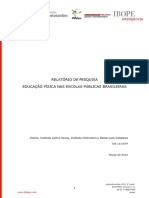 Educacao Fisica Nas Escolas Publicas Brasileiras Relatorio Pesquisa