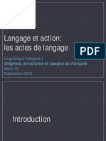 Les Actes Du Langage