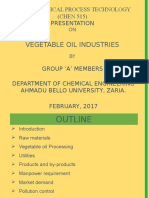 Vegetable Oil Industries Presentation