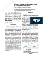 Hierarchical Neural Network Algorithm for Classification of Normal Daily Activity Using Wearable Sensors