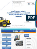 Diseño de Plan de Mantenimiento