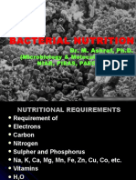 Bacterial Nutrition