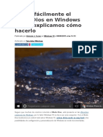 Activa Fácilmente El Modo Dios en Windows 10