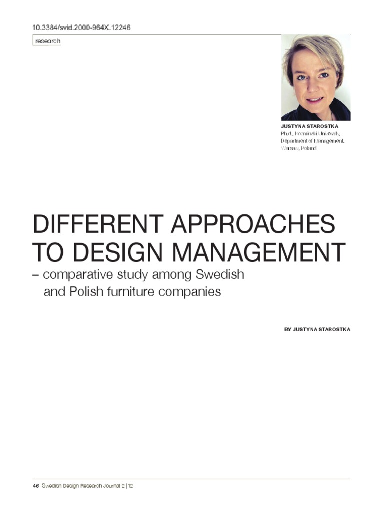 Different Approaches To Design Management | PDF | Design | Brand