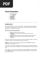 Specimen Preparation for Microscopy | PDF | Staining | Histopathology