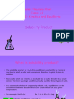 Solubility Product Final