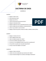 Doctrina de Dios 8-14 Preguntas