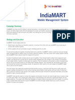 Indiamart: Mobile Management System