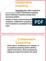 Collaborative Computing (Also Called Cooperative