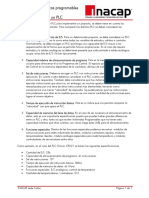 Especificaciones de Un PLC