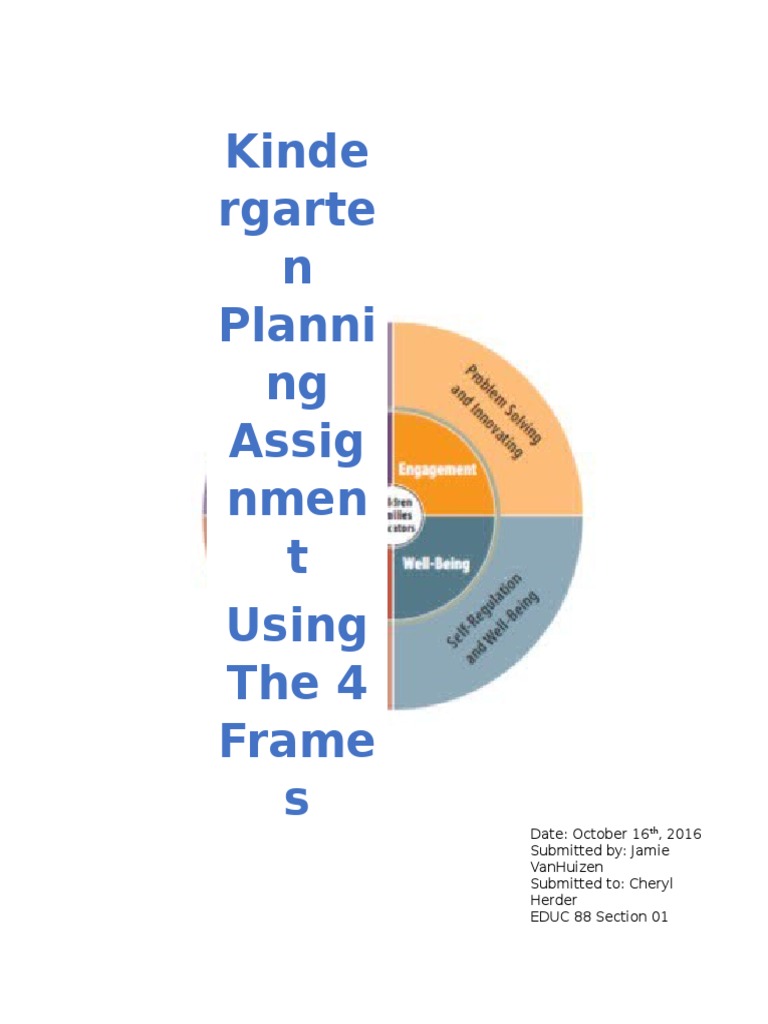 Understanding Ontario's Kindergarten Frames | PDF | Nonverbal ...