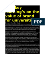 Five keys to an engaging university brand