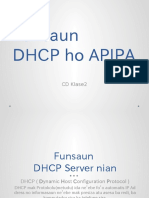 Funsaun DHCP Ho Apipa: CD Klase2