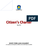 Citizens Charter - Short-Term Loan - May 2016